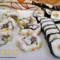 Sushi fácil, sin pescado crudo.