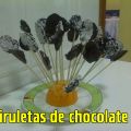 PIRULETAS DE CHOCOLATE