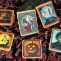 Cookies Halloween con fondant impreso.