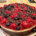 PASTEL DE QUESO CON FRUTAS SILVESTRES
