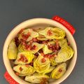 Alcachofas con jamón en Airfryer