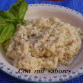 RISOTTO DE POLLO Y ALBAHACA