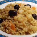 ARROZ  DE POBRES CON ACEITUNAS NEGRAS