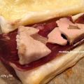 Hojaldrito con cecina  y foie