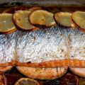 Salmón al horno
