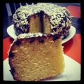Torta de llanda chocolateada