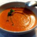 Crema de pimientos rojos