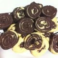 GALLETAS ESPIRALES DE CHOCOLATE Y VAINILLA
