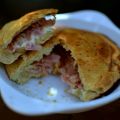 Empanada de jamón de york y queso emmental
