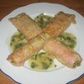 Puerros con jamon york