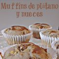 ♥ Muffins de plátano y nueces