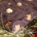 TURRÓN DE CHOCOLATE NEGRO CON ABELÁS