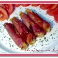 ROLLITOS DE JAMÓN CON QUESO Y MEMBRILLO