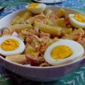 Ensalada de pasta con pollo