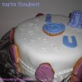 Tarta con fondant. . . yo solita!!!
