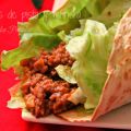 Wraps de pisto y ternera