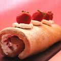 Brazo Gitano de fresas con nata.