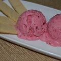 Helado de frambuesas