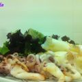 CALAMARES A LA PLANCHA CON ENSALADA