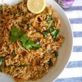 Nasi goreng o arroz frito al estilo indonesio.[...]