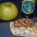 TOSTA DE FOIE CON MANZANA AROMATIZADA AL AVALON
