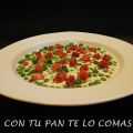 GUISANTES A LA CREMA DE QUESO