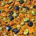 ARROZ CON HABAS, POLLO Y MORCILLA DE CARNE