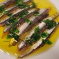 Boquerones confitados