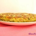 Tortilla de verduras, jamòn cocido y queso