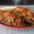 BERENJENAS REBOZADAS RELLENAS DE CARNE