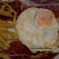 Huevos fritos con jamón