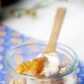 postre de manzana con yogurt de soja