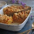 Crumble de manzana y vainilla