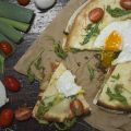 Quesadillas de verduras y huevo
