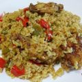 Arroz con pollo al curry
