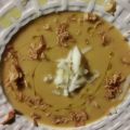 CREMA DE CALABAZA CON LASCAS DE QUESO