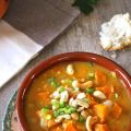 SOPA DE BATATA Y GARBANZOS