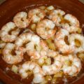 Cazuela de Gambas al Ajillo