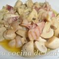 Champiñones con Beicon (Thermomix)