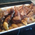COSTILLAS DE CERDO AL COÑAC.