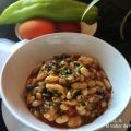 ENSALADA DE ALUBIAS ESTOFADAS CON CHAMPIÑONES