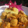 Pollo a la miel con almendras y canela