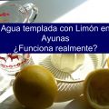 Agua templada con limón en ayunas ¿funciona[...]