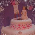Tarta de Comunión para Sara