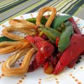 Churros con pimientos