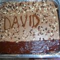 TARTA DE CUMPLE CON MOUSSE DE NOCILLA