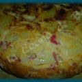 Tortilla de patata, cebolla, pimiento y chorizo[...]