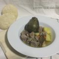 GUISO DE MAGRO DE CERDO Y ALCACHOFAS