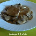 LOMO DE CERDO CON SALSA DE CHAMPIÑONES
