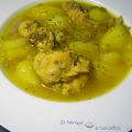 Patatas con conejo al Ras Hanout